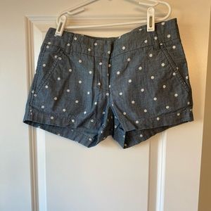 J Crew polka dot shorts